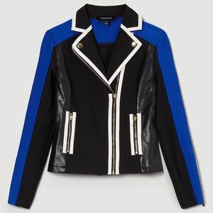 Karen Millen Black and Blue Jacket